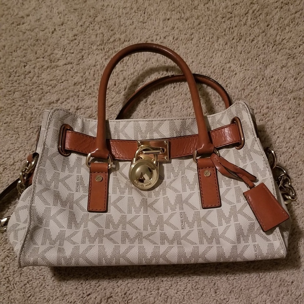 MICHAEL Michael Kors Hamilton Logo Satchel